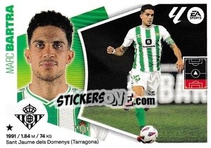 Cromo Marc Bartra (7) - LaLiga 2024-2025
 n. 137 - Colecciones ESTE