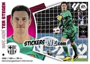 Figurina Marc-André Ter Stegen (3) - LaLiga 2024-2025
 n. 103 - Colecciones ESTE