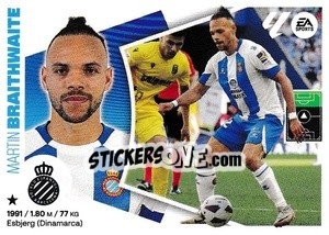 Figurina Martin Braithwaite (19) - LaLiga 2024-2025
 n. 211 - Colecciones ESTE
