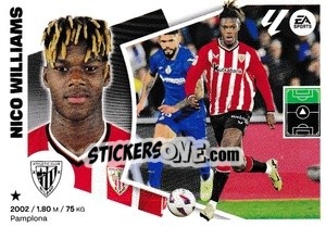 Figurina Nico Williams (18) - LaLiga 2024-2025
 n. 59 - Colecciones ESTE