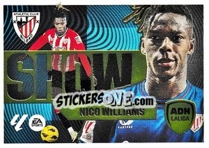 Figurina Nico Williams (8) - LaLiga 2024-2025
 n. 618 - Colecciones ESTE