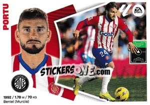 Cromo Portu (17) - LaLiga 2024-2025
 n. 268 - Colecciones ESTE