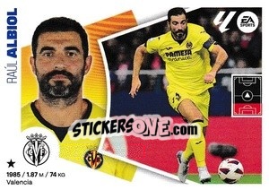 Cromo Raúl Albiol (8A) - LaLiga 2024-2025
 n. 588 - Colecciones ESTE
