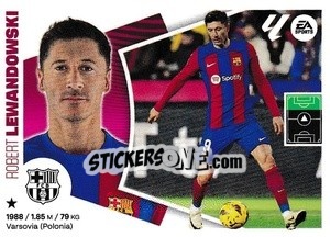 Sticker Robert Lewandowski (19) - LaLiga 2024-2025
 n. 122 - Colecciones ESTE