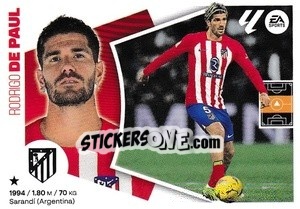 Figurina Rodrigo De Paul (10) - LaLiga 2024-2025
 n. 80 - Colecciones ESTE