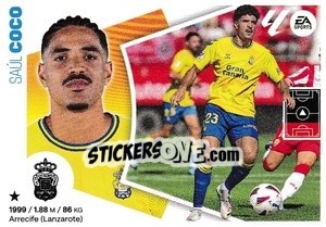 Figurina Sául Coco (7) - LaLiga 2024-2025
 n. 287 - Colecciones ESTE