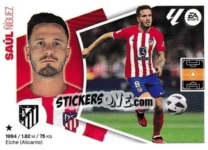 Figurina Saúl Ñíguez (12B) - LaLiga 2024-2025
 n. 83 - Colecciones ESTE