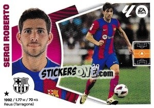 Sticker Sergi Roberto (12B) - LaLiga 2024-2025
 n. 114 - Colecciones ESTE