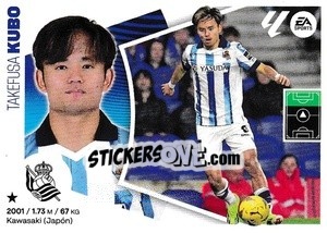 Figurina Takefusa Kubo (16) - LaLiga 2024-2025
 n. 478 - Colecciones ESTE