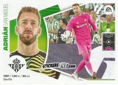 Figurina Adrián San Miguel - LaLiga 2024-2025
 n. M9 - Colecciones ESTE