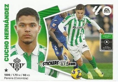 Figurina Cucho Hernández - LaLiga 2024-2025
 n. M12 - Colecciones ESTE