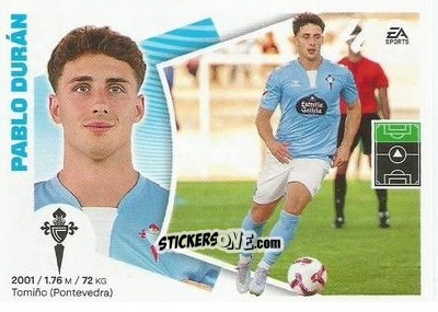 Figurina Pablo Durán - LaLiga 2024-2025
 n. M16 - Colecciones ESTE
