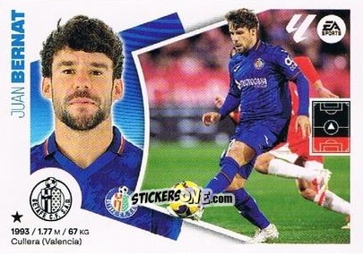 Figurina Juan Bernat - LaLiga 2024-2025
 n. M20 - Colecciones ESTE