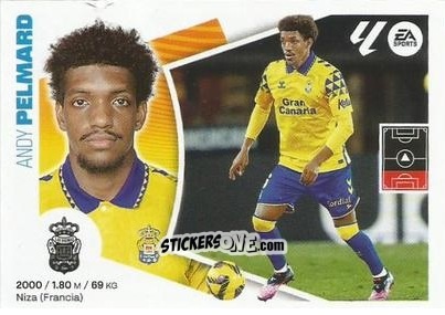 Figurina Andy Pelmard - LaLiga 2024-2025
 n. M25 - Colecciones ESTE