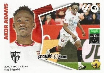 Figurina Akor Adams - LaLiga 2024-2025
 n. M32 - Colecciones ESTE
