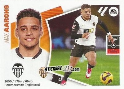 Sticker Max Aarons - LaLiga 2024-2025
 n. M33 - Colecciones ESTE