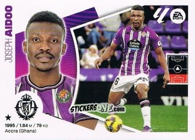 Sticker Joseph Aidoo - LaLiga 2024-2025
 n. M37 - Colecciones ESTE