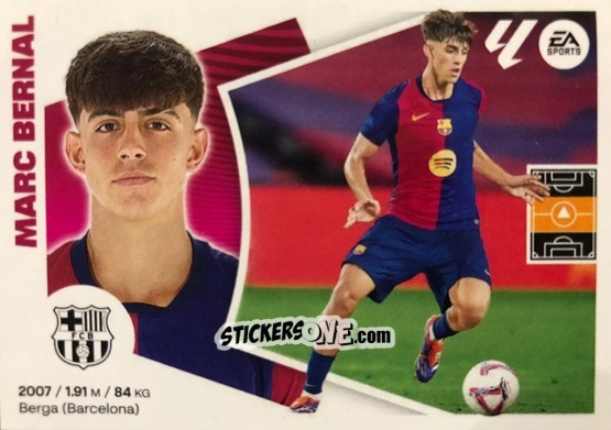 Cromo Marc Bernal (16BIS) - LaLiga 2024-2025
 n. 126 - Colecciones ESTE