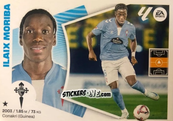 Figurina Ilaix Moriba (13BIS) - LaLiga 2024-2025
 n. 186 - Colecciones ESTE