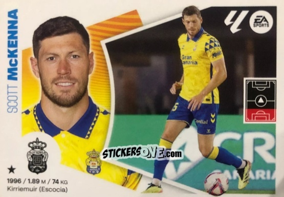 Figurina Scott McKenna (9BIS) - LaLiga 2024-2025
 n. 301 - Colecciones ESTE