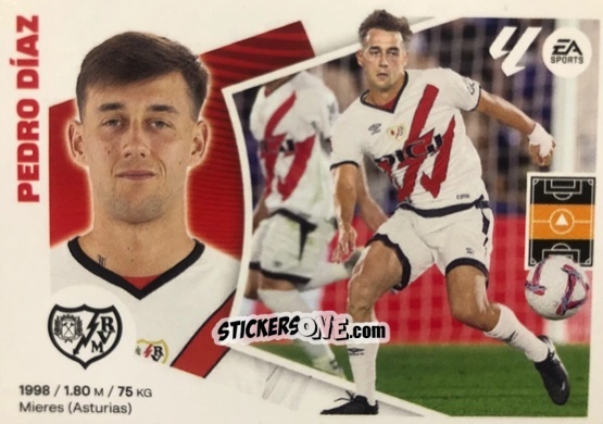 Figurina Pedro Díaz (14BIS) - LaLiga 2024-2025
 n. 452 - Colecciones ESTE