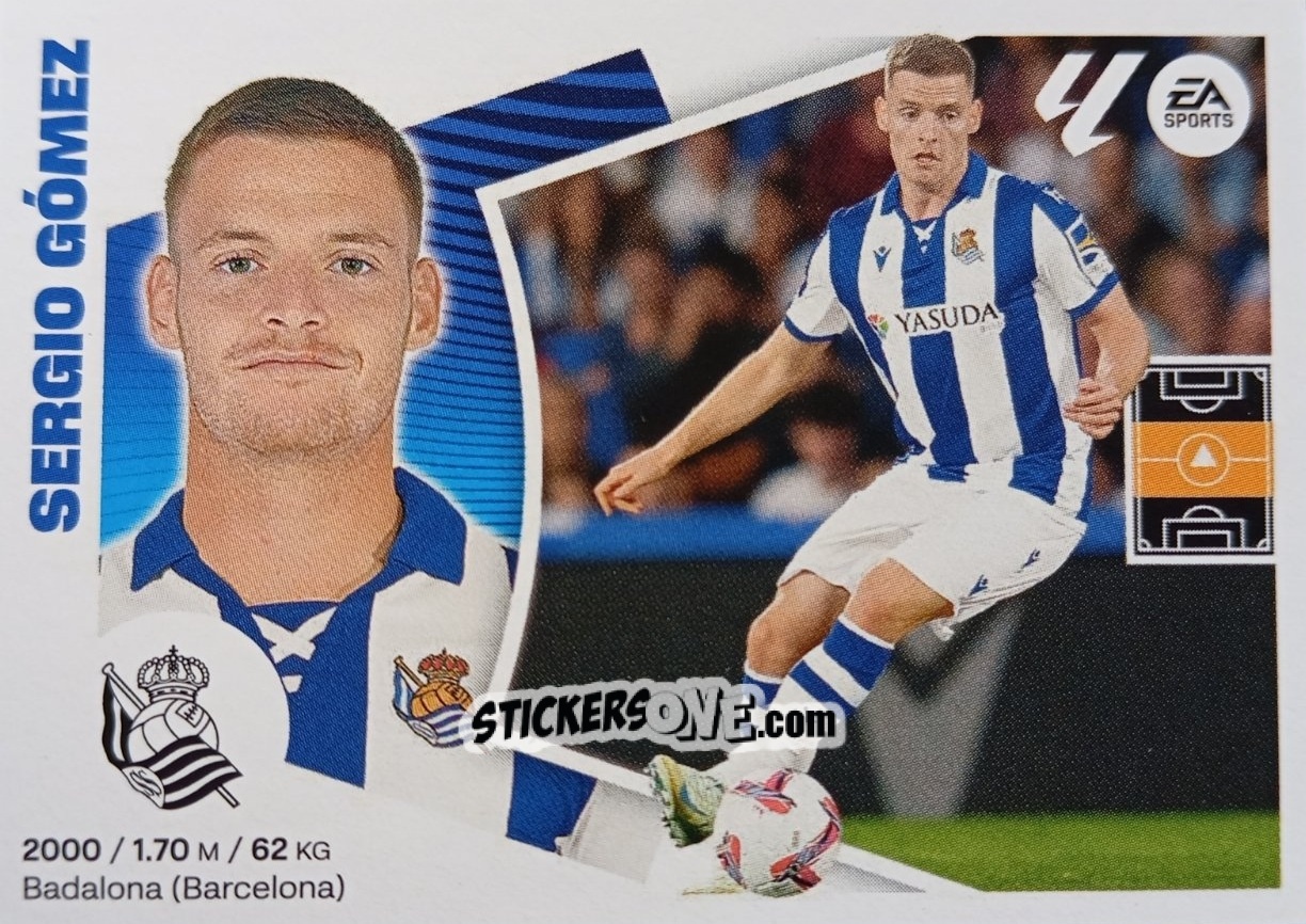 Figurina Sergio Gómez (13BIS) - LaLiga 2024-2025
 n. 484 - Colecciones ESTE