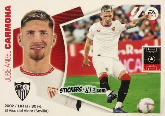 Figurina José Ángel Carmona (12BIS) - LaLiga 2024-2025
 n. 514 - Colecciones ESTE
