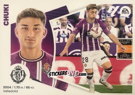 Sticker Chuki Cantalejo (12B) - LaLiga 2024-2025
 n. 563 - Colecciones ESTE