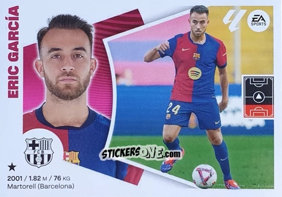 Cromo Eric García (6BIS) - LaLiga 2024-2025
 n. 128 - Colecciones ESTE