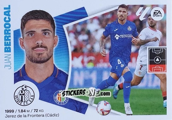 Figurina Juan Berrocal (10BIS) - LaLiga 2024-2025
 n. 241 - Colecciones ESTE
