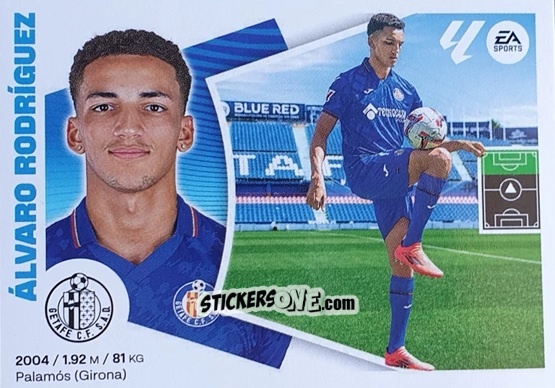Figurina Álvaro Rodríguez (18BIS) - LaLiga 2024-2025
 n. 242 - Colecciones ESTE