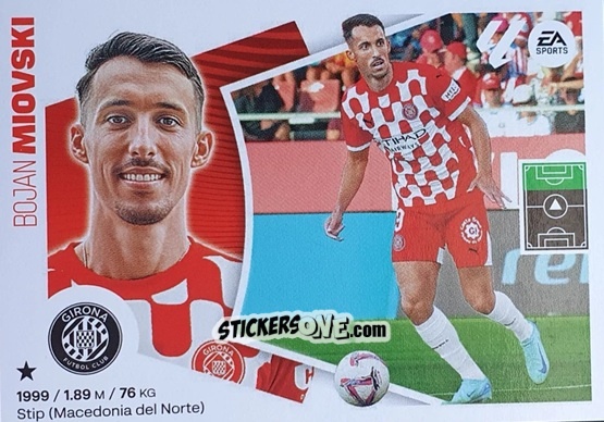 Cromo Bojan Miovski (19BIS) - LaLiga 2024-2025
 n. 276 - Colecciones ESTE