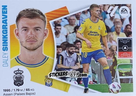 Figurina Daley Sinkgraven (7BIS) - LaLiga 2024-2025
 n. 303 - Colecciones ESTE