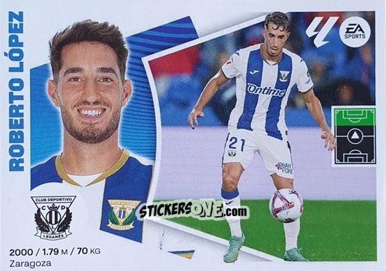 Cromo Roberto López (18BIS) - LaLiga 2024-2025
 n. 332 - Colecciones ESTE