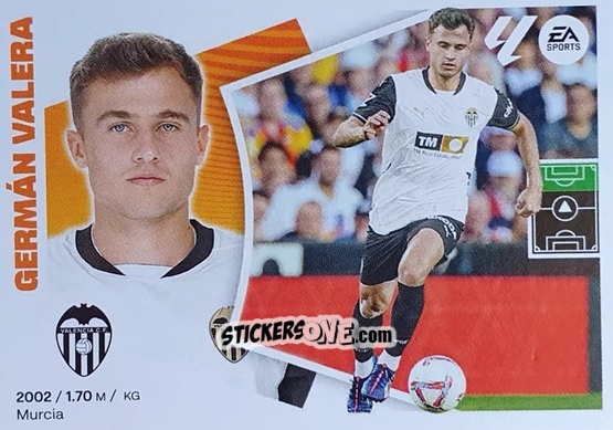 Figurina Germán Valera (19BIS) - LaLiga 2024-2025
 n. 544 - Colecciones ESTE
