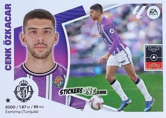 Sticker Cenk Özkacar (8BIS) - LaLiga 2024-2025
 n. 577 - Colecciones ESTE