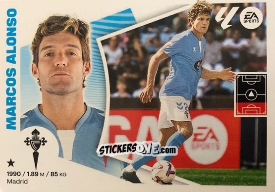 Figurina Marcos Alonso (51) – RC Celta - LaLiga 2024-2025
 n. 731 - Colecciones ESTE