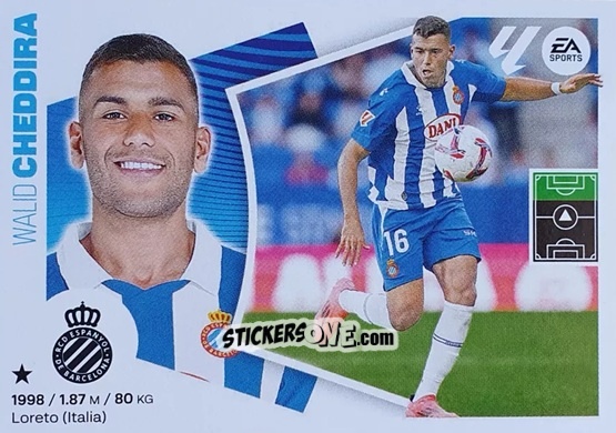 Sticker Cheddira (52) – RCD Espanyol - LaLiga 2024-2025
 n. 732 - Colecciones ESTE