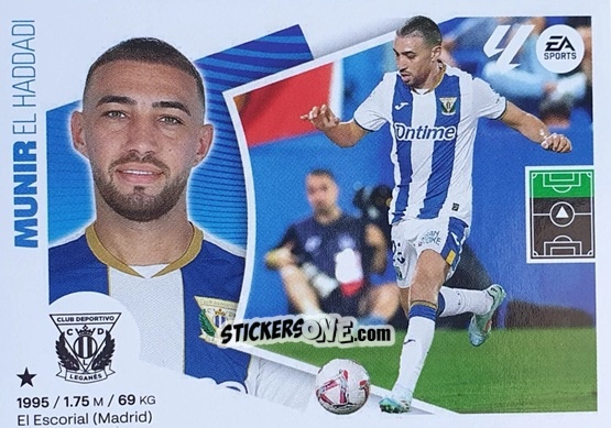 Figurina Munir (53) – CD Leganés - LaLiga 2024-2025
 n. 733 - Colecciones ESTE