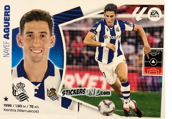 Figurina Aguerd (54) – Real Sociedad - LaLiga 2024-2025
 n. 734 - Colecciones ESTE