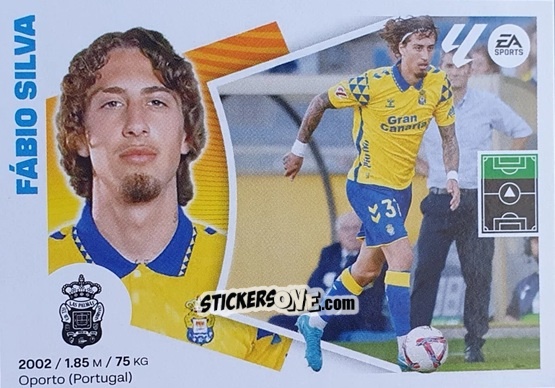 Figurina Fábio Silva (55) – UD Las Palmas - LaLiga 2024-2025
 n. 735 - Colecciones ESTE