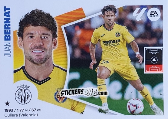 Figurina Bernat (60) – Villarreal CF - LaLiga 2024-2025
 n. 740 - Colecciones ESTE