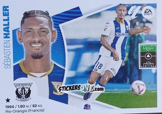 Sticker Haller (66) - CD Leganés - LaLiga 2024-2025
 n. 746 - Colecciones ESTE