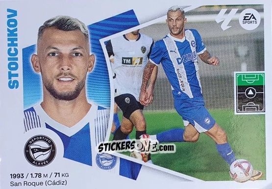Cromo Stoichkov (5) - Deportivo Alavés - LaLiga 2024-2025
 n. 685 - Colecciones ESTE