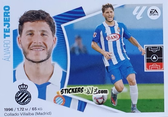 Figurina Álvaro Tejero (7) - RCD Espanyol - LaLiga 2024-2025
 n. 687 - Colecciones ESTE