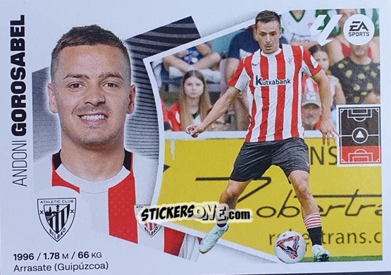 Figurina Andoni Gorosabel (18) - Athletic Club) - LaLiga 2024-2025
 n. 698 - Colecciones ESTE