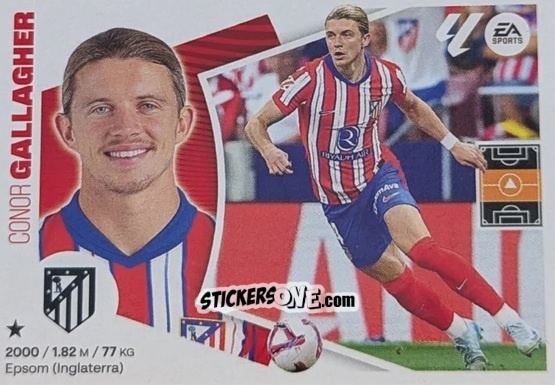 Figurina Conor Gallagher (36) - Atlético de Madrid - LaLiga 2024-2025
 n. 716 - Colecciones ESTE