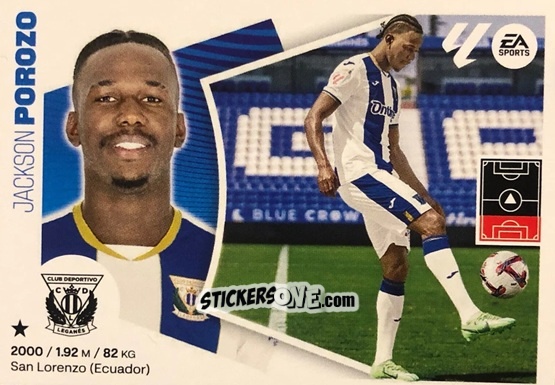 Sticker Porozo (44) - CD Leganés - LaLiga 2024-2025
 n. 724 - Colecciones ESTE