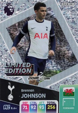 Cromo Brennan Johnson - English Premier League 2024-2025. Adrenalyn XL
 n. LE-BJO - Panini