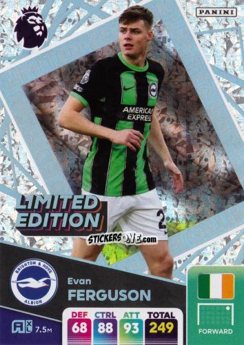 Cromo Evan Ferguson - English Premier League 2024-2025. Adrenalyn XL
 n. LE-EF - Panini
